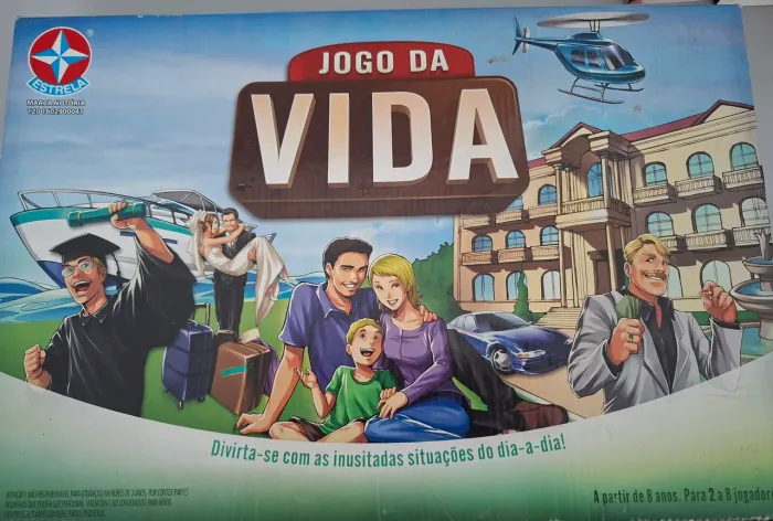 Jogo da Vida Estrela Tabuleiro