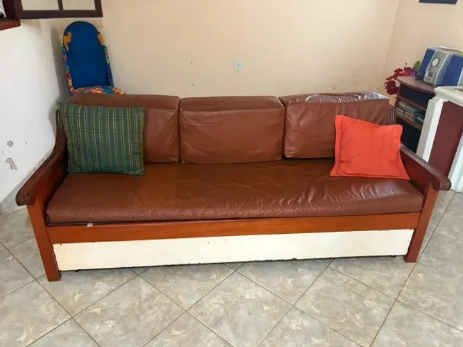 sofá com cama embaixo 