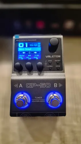 Pedaleira valeton gp-50 - NOVA