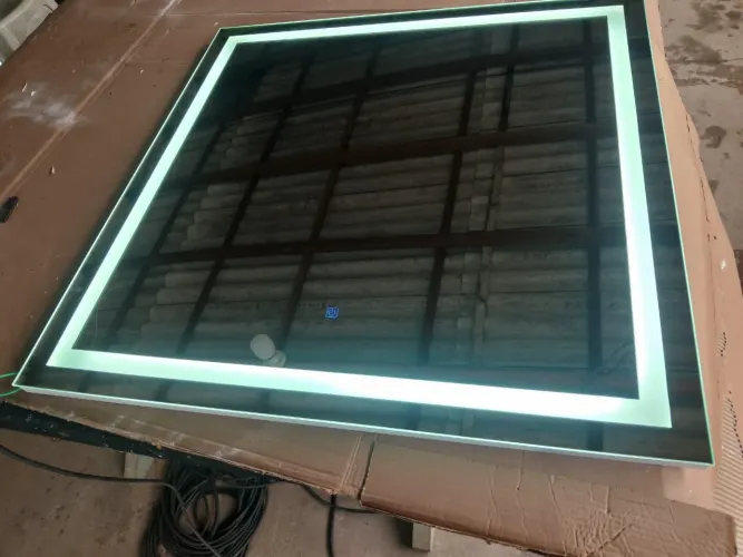 Espelho com led 3 cores com sensor toch por apenas 400 reias
