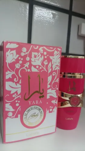 PERFUME IMPORTADO ÁRABE LATTAFA YARA ROSE, ÓTIMA FRAGRÂNCIA FEMININA.