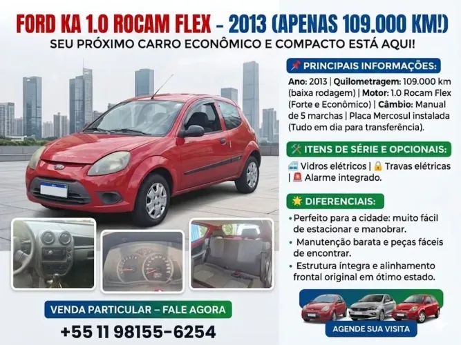 Ford KA 1.0 8v/1.0 8V ST Flex 3P 2013