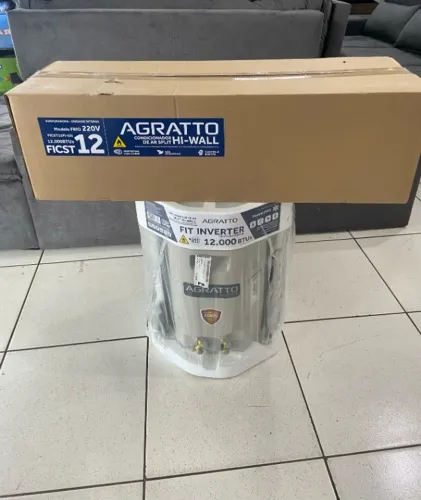 Ar-Condicionado Split Fit Inverter 12000BTUs Agratto 220V