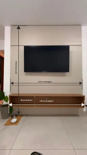 Painel de TV de MDF