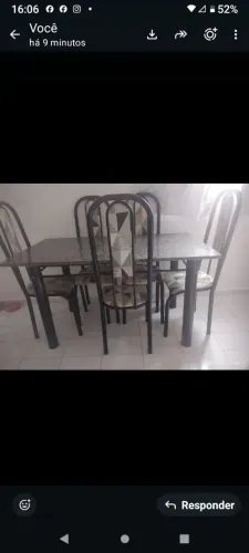 Mesa 06 cadeiras ,ótimo estado ,pra vender logo ,no precinho
