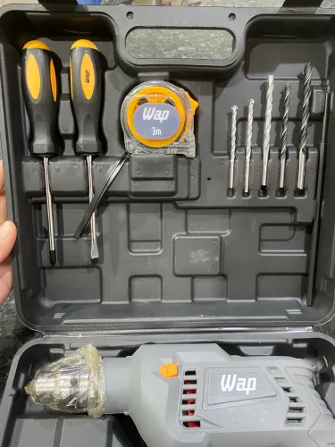 Furadeira Parafusadeirac De Impacto Wap 700w Com Maleta