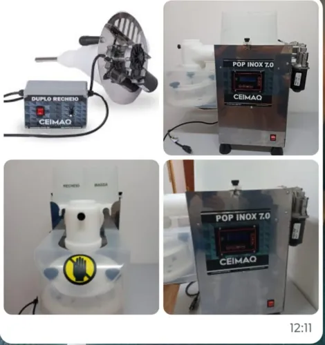 Modeladora de salgados e doces pop inox ceimaq 7.0
