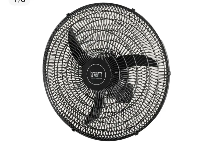 Ventilador Parede TRON 60 Cm Bivolt 140w preto<br>