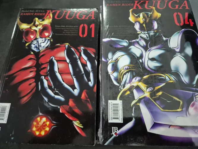 Lote Mangá Kamen Rider Kuuga Vol. 01 ao 07 (JBC)