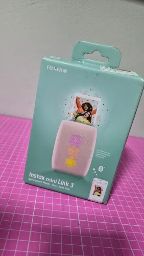 Impressora para celular Fujifilm instax mini Link 3 - Rose Pink