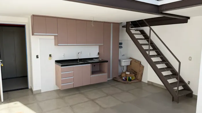 Aluguel Loft Duplex 52m 2 vagas garagem