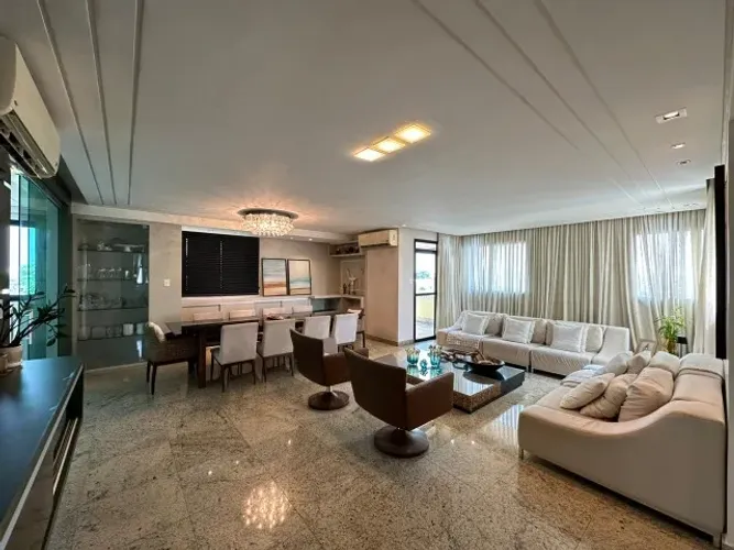 Apto Duplex 290m² c/ 4 Suítes e 100% Mobiliado Alto Padrão no Condominio Altos do Recife