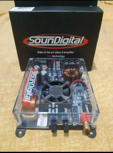 Amplificador Automotivo Digital SounDigital SD250.1D 1x300W RMS 2ohms