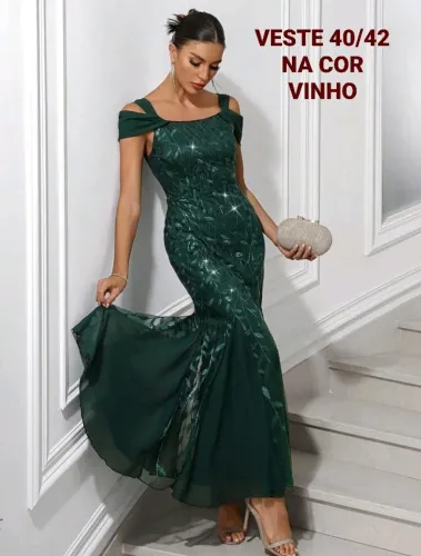 Vestido de festa elegante