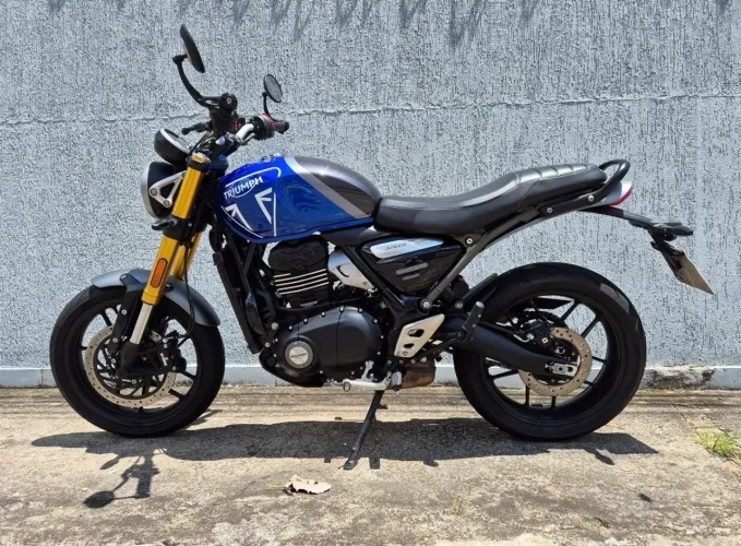 Triumph Speed 400 - Azul - 2025 - Parcelo no cartão