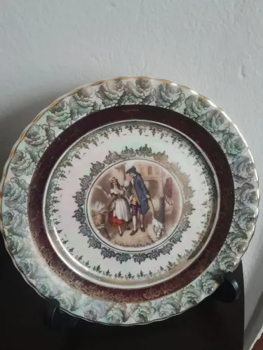 Prato porcelana decorativo steatita