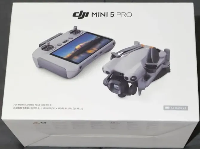 VENDO/TROCO - DJI Mini 5 Pro Fly More Combo Plus com tela.