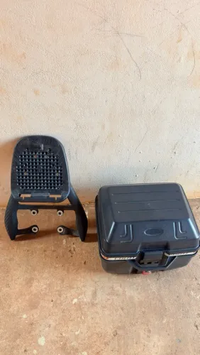Suporte de baú e bauleto de 28 litros fan/titan 160