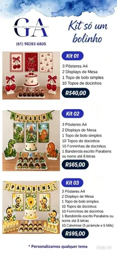 Kit Só Um Bolinho