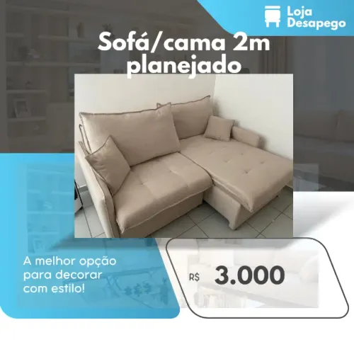Sofá/Cama 2metros Planejado