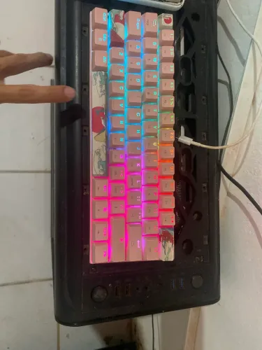 Teclado mecânico ck 62 motospeed 