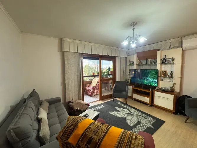 Apartamento mobiliado com 104 m² e 3 dormitórios, sendo 1 suíte - Centro, Canoas/RS.