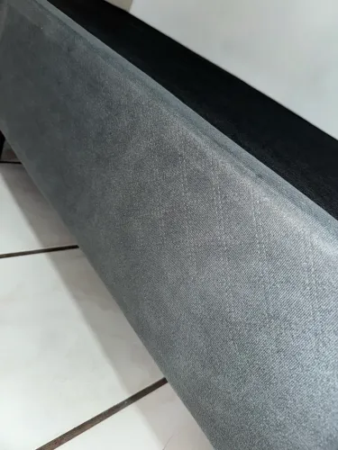 Cama box com cabeceira e colchão 