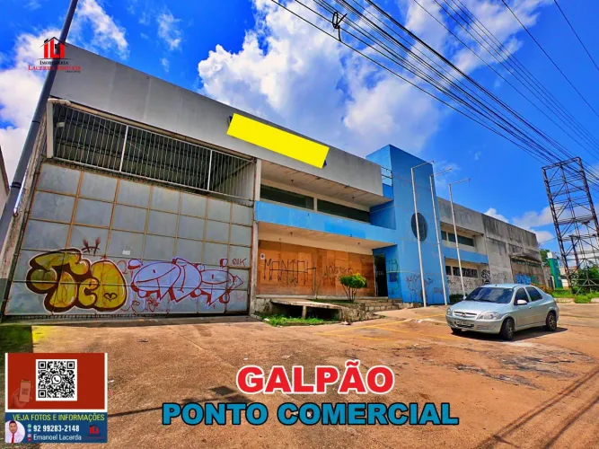 Galpão Galpão Industrial 2.050m² com Docas e Área Administrativa no Novo Aleixo Avenida Ca