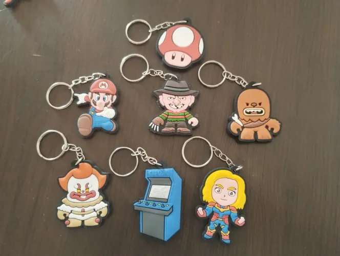 Chaveiros Super Heróis