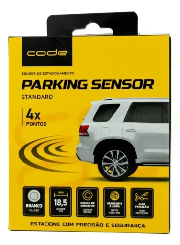 Sensor Estacionamento 4 Pontos Com Display - Todas as Cores