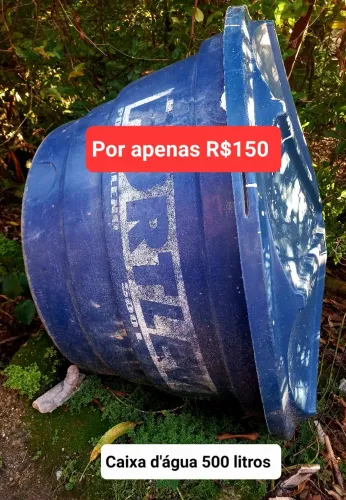 CAIXA D'ÁGUA 500 LITROS