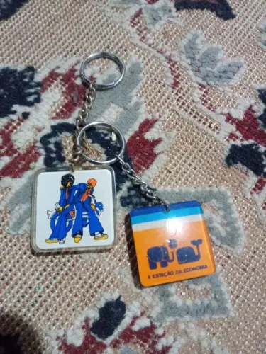 Lote com 2 chaveiro antigo,