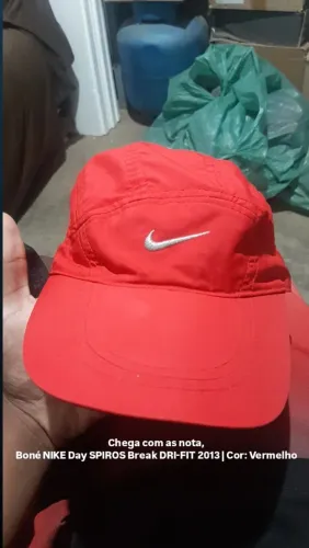 Boné NIKE Day SPIROS Break DRI-FIT 2013 | Cor: Vermelho 
