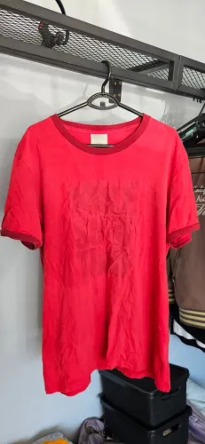 Camiseta Vermelha Estampada - Nike - Tamanho: G