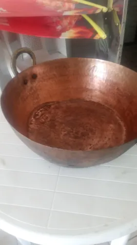 Tacho de cobre pra fazer doce trinta litros