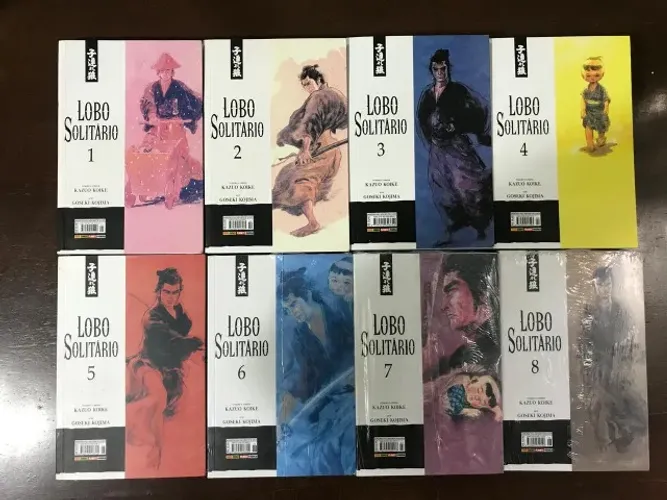 [Mangá] Lobo Solitário - Volumes 1 ao 8 