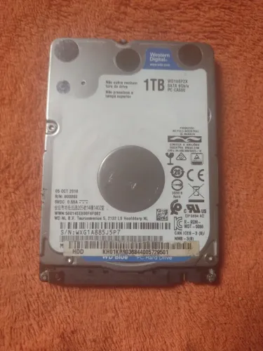 HD de 1TB Western Digital 