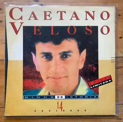 Disco de vinil (LP) Caetano Veloso - Minha história