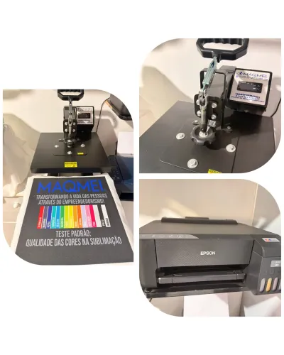 Máquina de sublimação prensa plana 220v