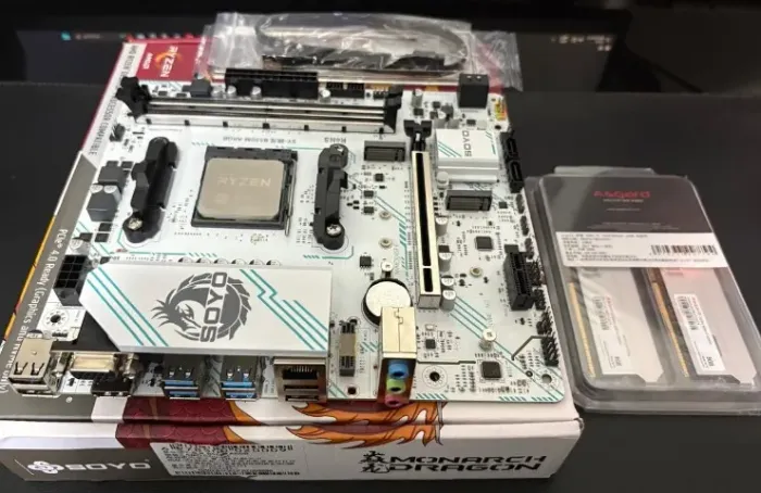 Kit Ryzen 5 5700x  B550m  Memoria Ddr4 2 x 8gb [Novos] Leiam o anuncio