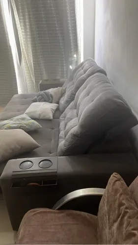 Sofá retrátil 2 lugares 