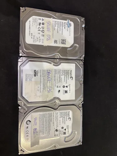 KIT 3 HDS PRA RETIRADA DE PEÇAS 3TB / 1Tb / 500Gb
