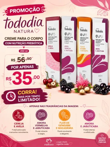 Pronta entrega Natura 