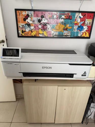 Impressora Epson SC - T3170 adaptada com tanque de tinta e tinta sublimática