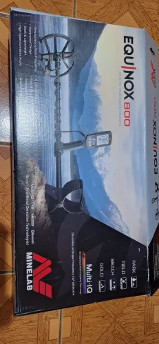 Minelab Equinox 800 Completo + WM08 + Fones Wireless