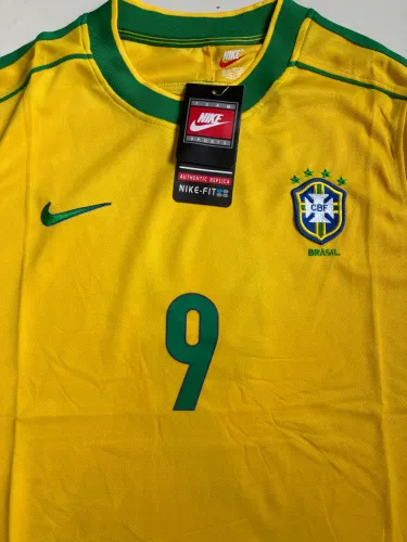 Camisa seleção brasileira copa 1998 retrô 
