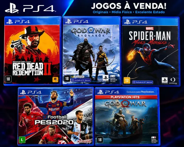 JOGOS DE PS4 NO PRECINHO