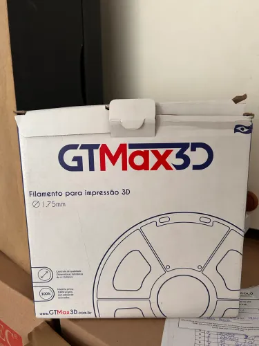 Filamento Gtmax 3d vermelho lacrado 