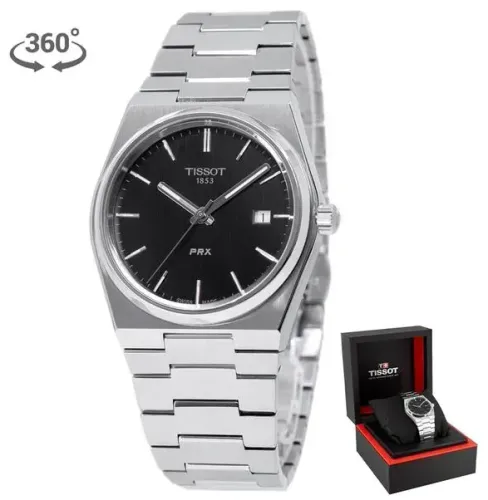 Relógio Tissot PRX Mostrador Preto T137.410.11.051.00 40mm