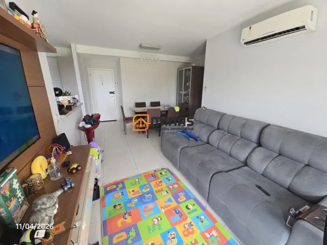Apartamento com 3 quartos e sacada próximo ao Parque das Águas